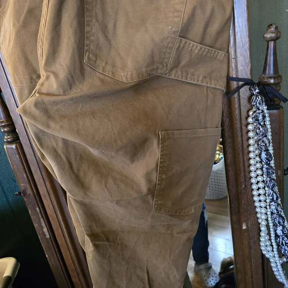 Dovetail Womens Canvas Tan Pants - Picture 7 of 11